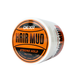 Boue mate de tenue forte de pâte professionnelle de cire de cheveux d'huile de jojoba d'OEM 90G pour les hommes