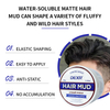 Pâte de cheveux des hommes de texture douce de logo fait sur commande aucune argile mate de boue de cheveux d'éclat pour les cheveux