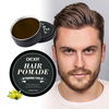 Personnalisez la cire brillante de cheveux de texture de pommade d'huile d'olive de tenue forte pour les hommes