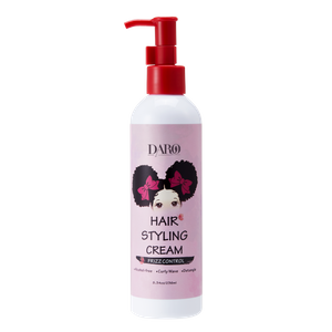 Crème de coiffure à l'huile de noix de coco, crème légère anti-frisottis pour boucles ondulées pour cheveux bouclés