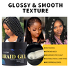 Gel Loc 4c de tresses de tenue moyenne de marque privée tressage de cheveux Loc fort et gel de tresse de torsion