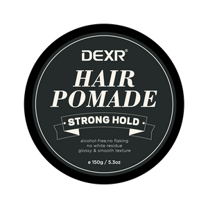 Personnalisez la cire brillante de cheveux de texture de pommade d'huile d'olive de tenue forte pour les hommes