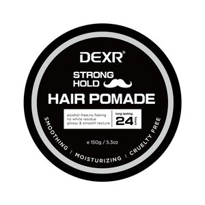 Logo personnalisé huile d'olive Non grasse hommes biologiques cire de cheveux noirs brillance naturelle pommade de cheveux pour hommes