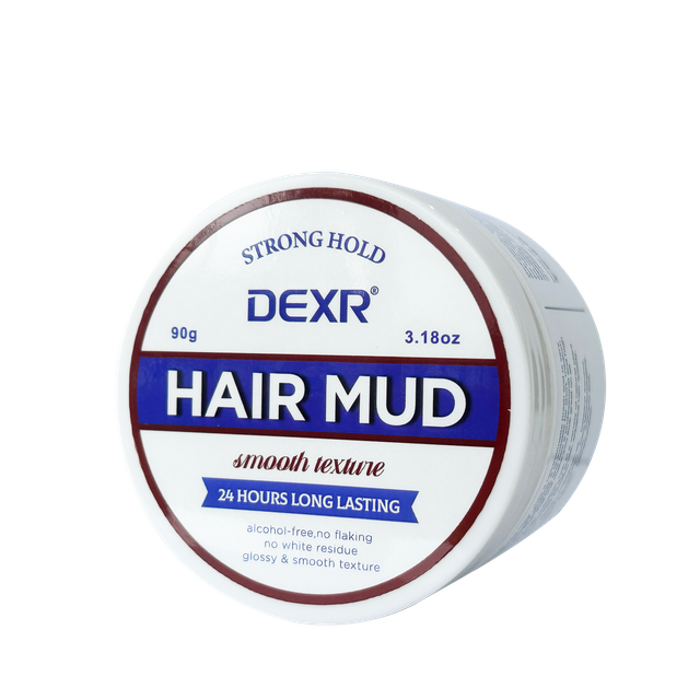 Pâte de cheveux des hommes de texture douce de logo fait sur commande aucune argile mate de boue de cheveux d'éclat pour les cheveux